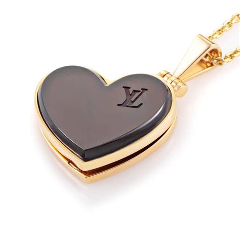 louis vuitton pendant necklace|louis vuitton locket necklace.